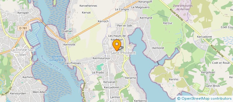 localisation de l'entreprise MONSIEUR SEBASTIEN GASQUERES  SAINT-PHILIBERT