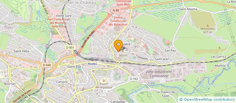 localisation de l'entreprise MONSIEUR SEBASTIEN GATIER  SAINTE-RADEGONDE