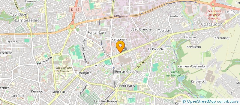 localisation de l'entreprise MONSIEUR SEBASTIEN GATT à BREST