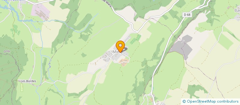 localisation de l'entreprise MONSIEUR SEBASTIEN GAUBUSSEAU  MIERY