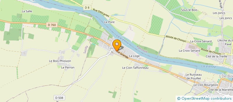 localisation de l'entreprise MONSIEUR SEBASTIEN GAUD  TAVANT