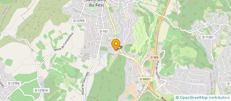 localisation de l'entreprise MONSIEUR SEBASTIEN GAUGAIN à SAINT-GELY-DU-FESC