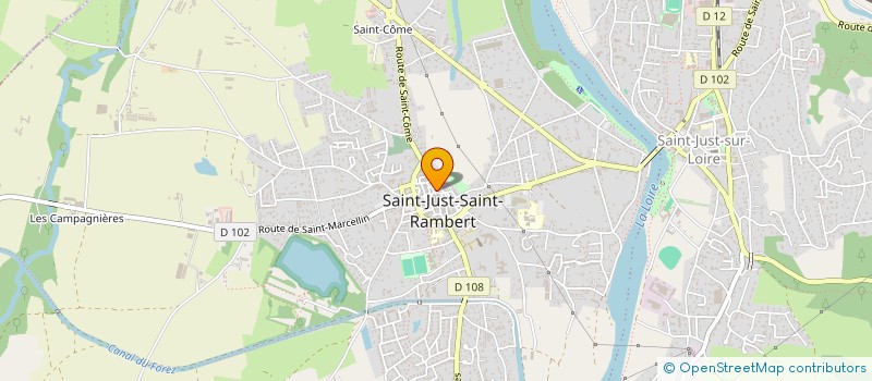 localisation de l'entreprise MONSIEUR SEBASTIEN GAUGUEY  SAINT-JUST-SAINT-RAMBERT