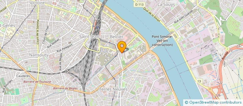 localisation de l'entreprise MONSIEUR SEBASTIEN GAULTIER  BORDEAUX