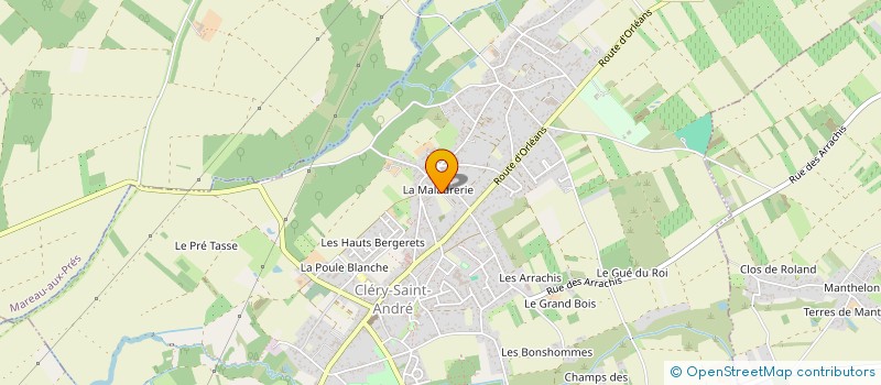 localisation de l'entreprise MONSIEUR SEBASTIEN GAUTHIER à CLERY-SAINT-ANDRE