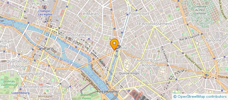 localisation de l'entreprise MONSIEUR SEBASTIEN GAUTHIER  PARIS