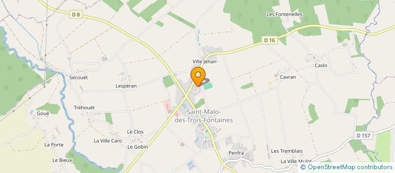 localisation de l'entreprise MONSIEUR SEBASTIEN GAUTHIER  SAINT-MALO-DES-TROIS-FONTAINES