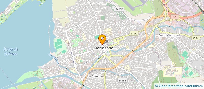 localisation de l'entreprise MONSIEUR SEBASTIEN GAUTIER à MARIGNANE
