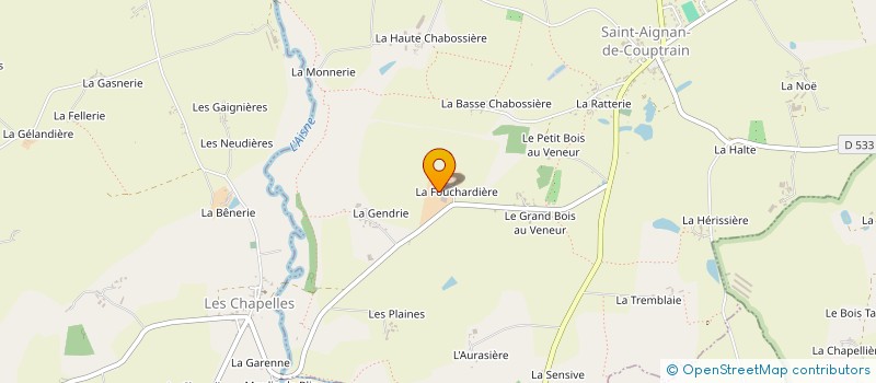 localisation de l'entreprise MONSIEUR SEBASTIEN GAUTIER  SAINT-AIGNAN-DE-COUPTRAIN