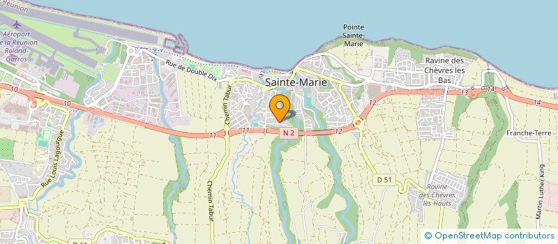 localisation de l'entreprise MONSIEUR SEBASTIEN GAUVIN  SAINTE-MARIE