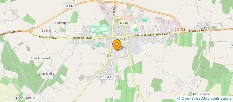 localisation de l'entreprise MONSIEUR SEBASTIEN GAVARD  CRAVANS