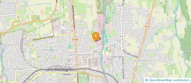 localisation de l'entreprise MONSIEUR SEBASTIEN GAZEAU  TARBES