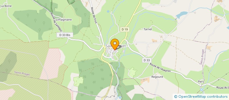 localisation de l'entreprise MONSIEUR SEBASTIEN GAZON  SAINT-PROJET