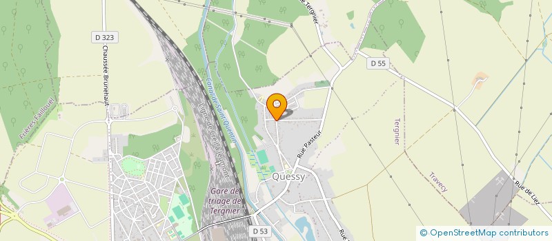 localisation de l'entreprise MONSIEUR SEBASTIEN GEBEL  TERGNIER