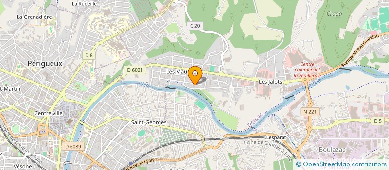 localisation de l'entreprise MONSIEUR SEBASTIEN GEIGER  TRELISSAC