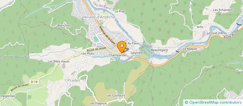 localisation de l'entreprise MONSIEUR SEBASTIEN GELLY à PRADES
