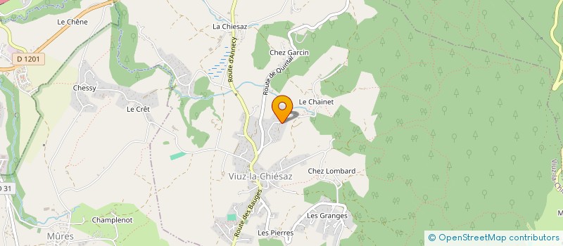 localisation de l'entreprise MONSIEUR SEBASTIEN GENAND METRAL  VIUZ-LA-CHIESAZ