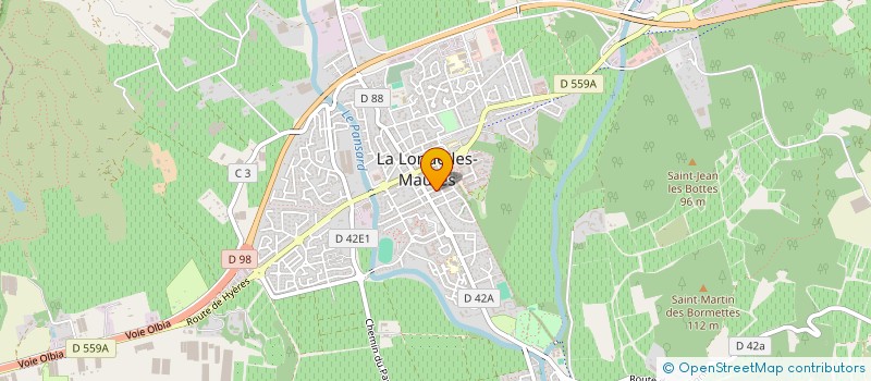 localisation de l'entreprise MONSIEUR SEBASTIEN GENAY à LA LONDE-LES-MAURES