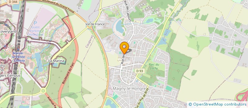 localisation de l'entreprise MONSIEUR SEBASTIEN GENESLAY  MAGNY-LE-HONGRE