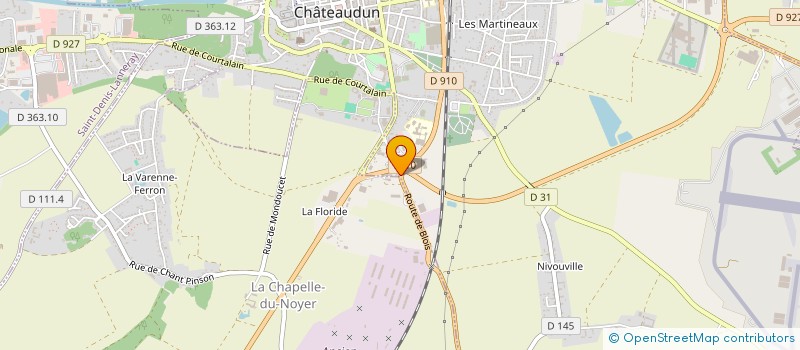 localisation de l'entreprise MONSIEUR SEBASTIEN GENET à CHATEAUDUN