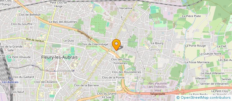 localisation de l'entreprise MONSIEUR SEBASTIEN GENEVIER à ORLEANS