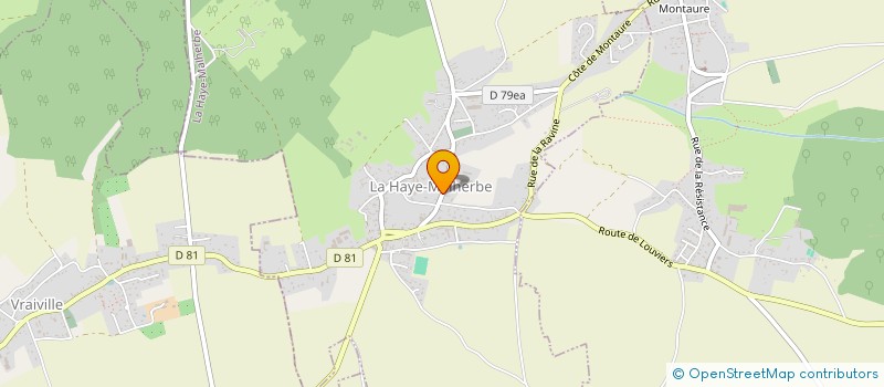localisation de l'entreprise MONSIEUR SEBASTIEN GENIN à LA HAYE-MALHERBE