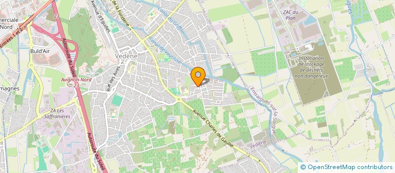 localisation de l'entreprise MONSIEUR SEBASTIEN GENINI  VEDENE