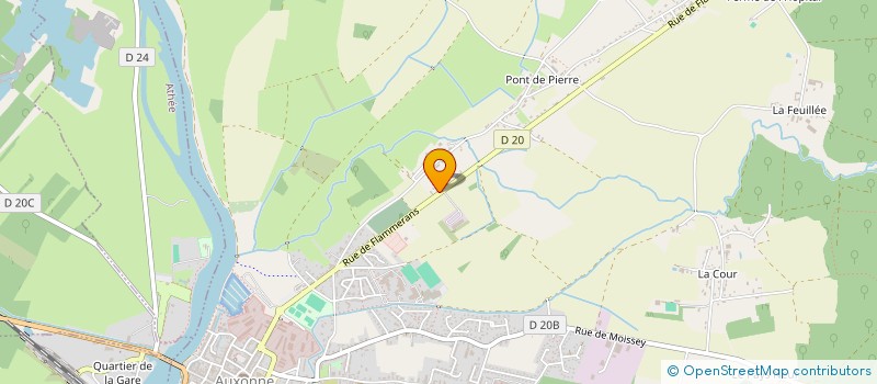 localisation de l'entreprise MONSIEUR SEBASTIEN GERBER à AUXONNE