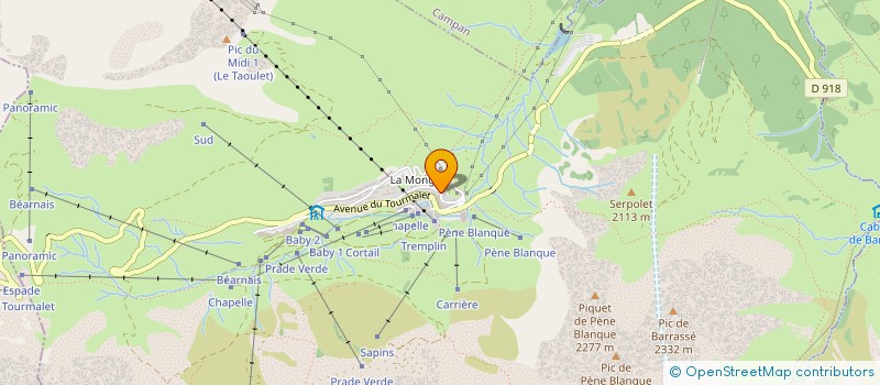 localisation de l'entreprise MONSIEUR SEBASTIEN GERBIER  BAGNERES-DE-BIGORRE