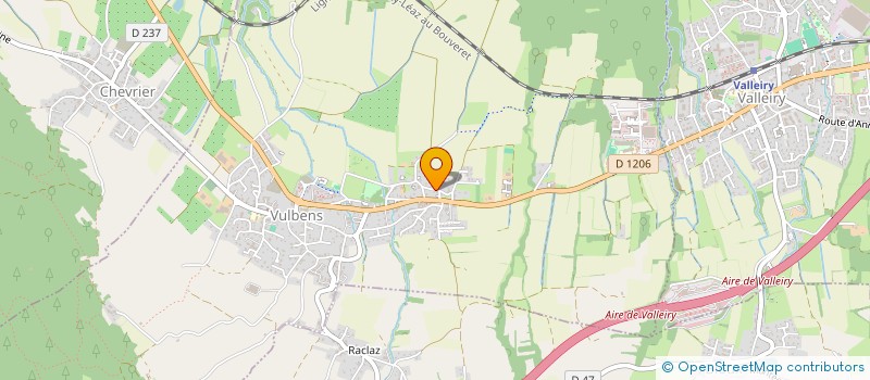 localisation de l'entreprise MONSIEUR SEBASTIEN GERMAIN  VULBENS