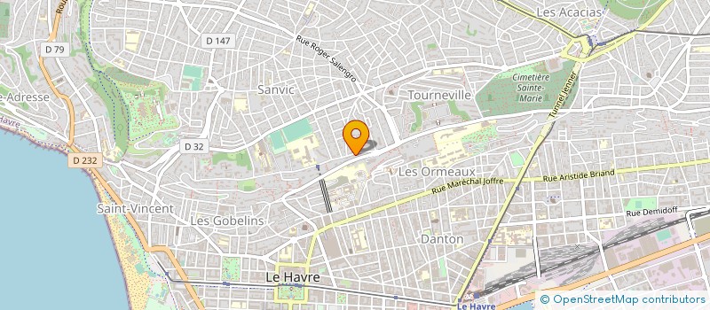 localisation de l'entreprise MONSIEUR SEBASTIEN GERVAIS à LE HAVRE
