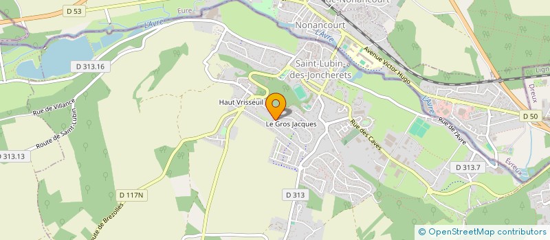localisation de l'entreprise MONSIEUR SEBASTIEN GERY à SAINT-LUBIN-DES-JONCHERETS