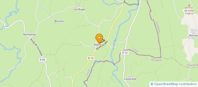 localisation de l'entreprise MONSIEUR SEBASTIEN GEVAUDAN à LIEUTADES