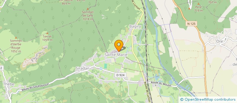 localisation de l'entreprise MONSIEUR SEBASTIEN GHELARDINI  BAGIRY