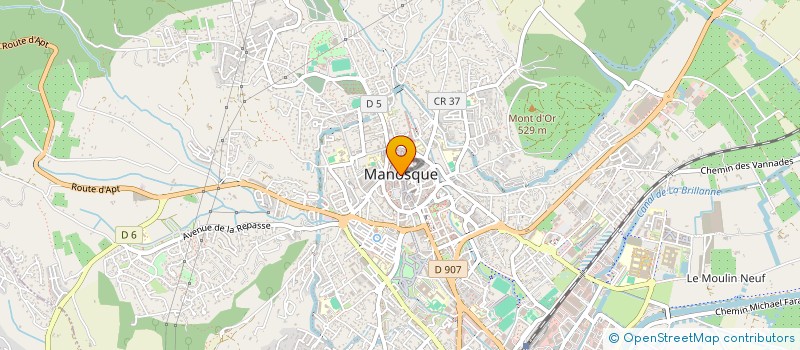 localisation de l'entreprise MONSIEUR SEBASTIEN GIBAUD à MANOSQUE