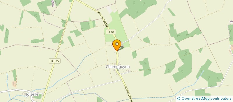 localisation de l'entreprise MONSIEUR SEBASTIEN GIBIER  CHAMPGUYON