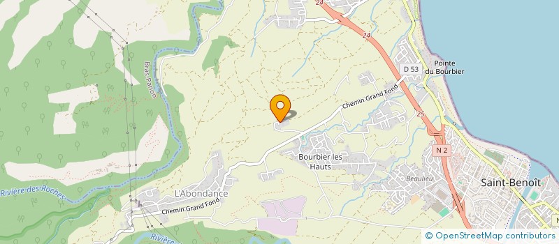 localisation de l'entreprise MONSIEUR SEBASTIEN GIGANT  SAINT-BENOIT