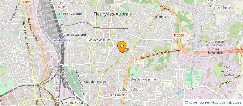 localisation de l'entreprise MONSIEUR SEBASTIEN GILBERT à FLEURY-LES-AUBRAIS
