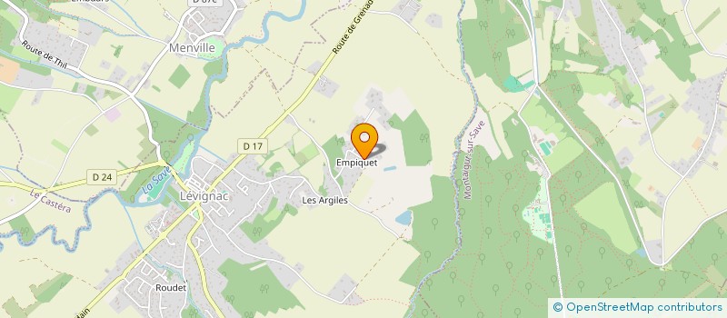 localisation de l'entreprise MONSIEUR SEBASTIEN GILBERT  LEVIGNAC