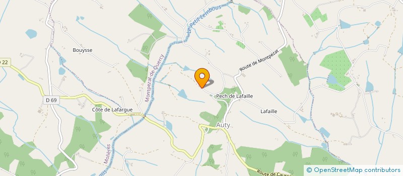 localisation de l'entreprise MONSIEUR SEBASTIEN GILES  AUTY