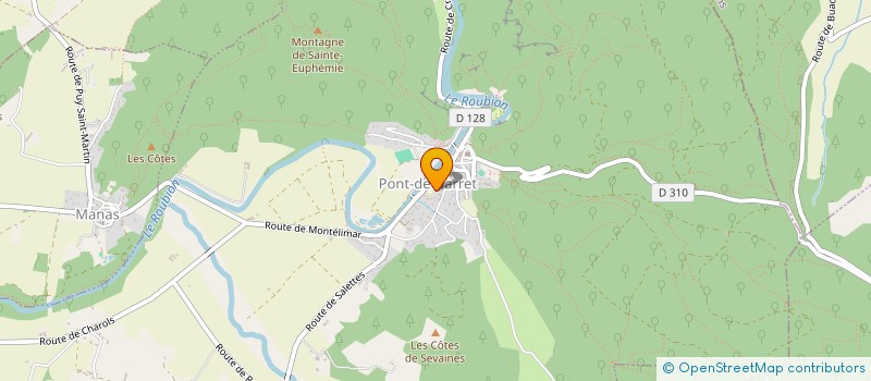 localisation de l'entreprise MONSIEUR SEBASTIEN GILIOTTI  PONT-DE-BARRET