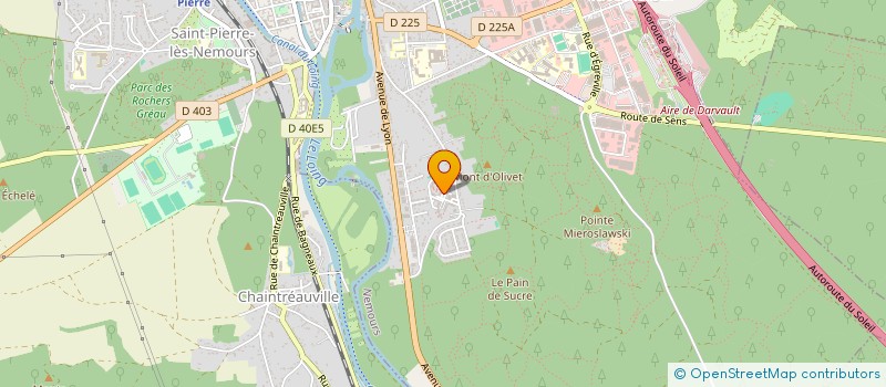 localisation de l'entreprise MONSIEUR SEBASTIEN GILLOT  NEMOURS