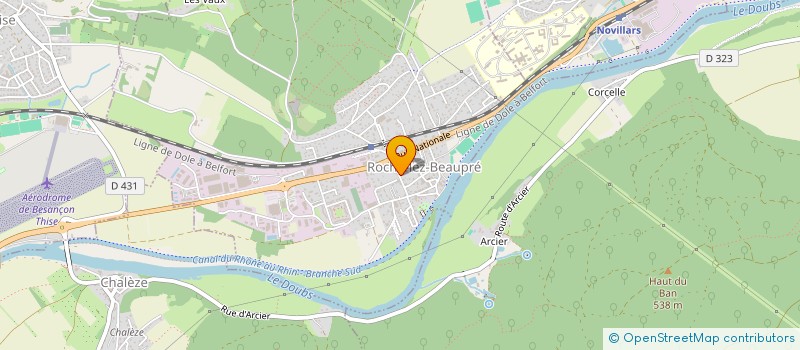 localisation de l'entreprise MONSIEUR SEBASTIEN GIMENEZ  CHALEZE