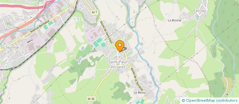 localisation de l'entreprise MONSIEUR SEBASTIEN GIMENEZ à SAINT-PAUL-EN-JAREZ