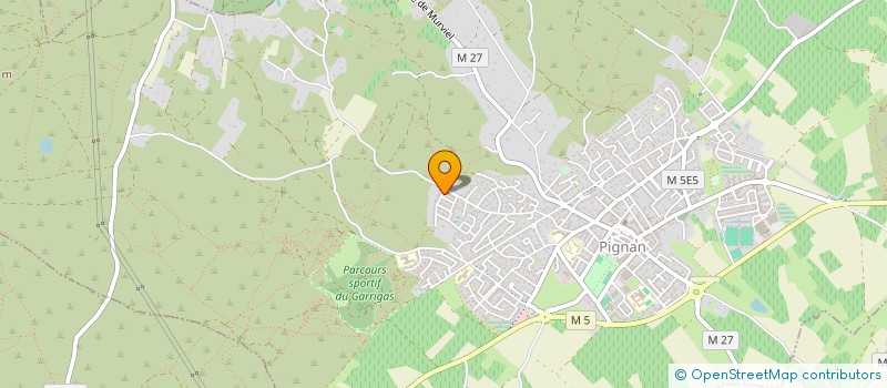 localisation de l'entreprise MONSIEUR SEBASTIEN GIMENEZ  PIGNAN