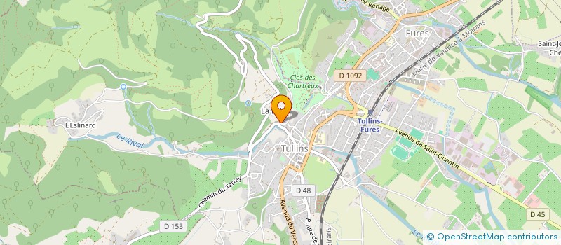 localisation de l'entreprise MONSIEUR SEBASTIEN GINESTET à TULLINS