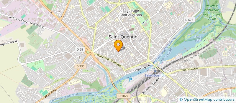 localisation de l'entreprise MONSIEUR SEBASTIEN GIRARD à SAINT-QUENTIN