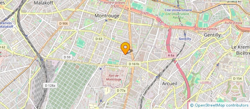 localisation de l'entreprise MONSIEUR SEBASTIEN GIRARD  MONTROUGE