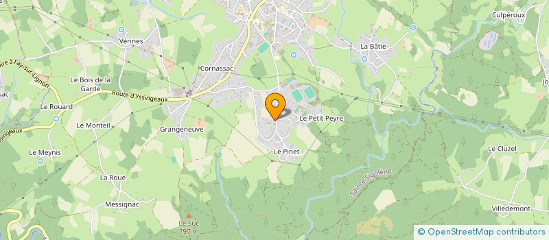 localisation de l'entreprise MONSIEUR SEBASTIEN GIRAUD  SAINTE-SIGOLENE