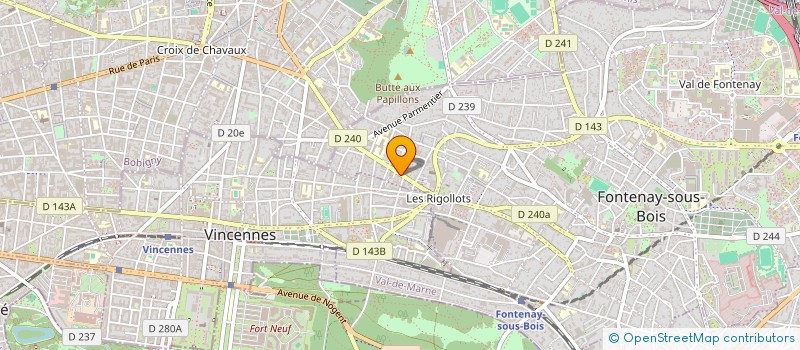 localisation de l'entreprise MONSIEUR SEBASTIEN GIRAUD à FONTENAY-SOUS-BOIS